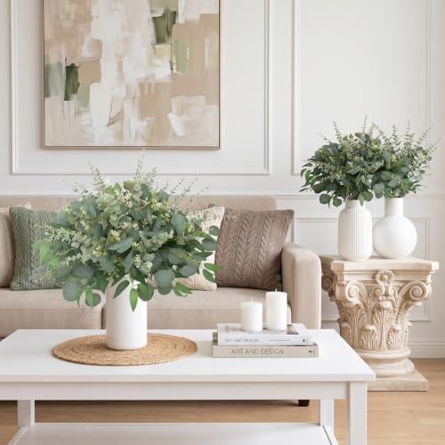daynight 120 pcs artificial mixed eucalyptus stems bulk shown in use