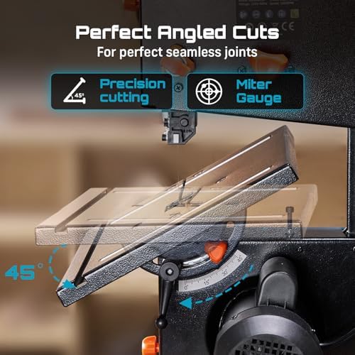 seesii benchtop band saw for woodworking: 3a-120v bandsaw, package contents