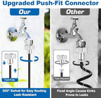 mellbree misters for outside patio 60ft/18m, pre-assembled misting on a desk or shelf