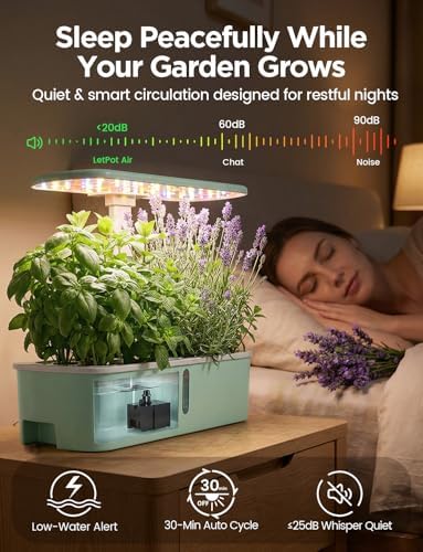 letpot lph-air hydroponics growing system kits, app &, package contents