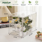 mini greenhouse indoor with magnetic door, m-4tier-2pcs, close-up detail