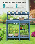 serwall outdoor potting bench set of 2 with on a desk or shelf