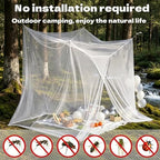 10'x10'x8.2' outdoor camping&patio mosquito netting,large mosquito netting with shown in use