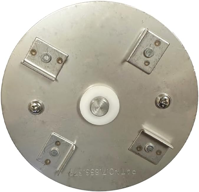Elusive Wildlife Eliminator Spinner Plate, Feed Protector for Raccoons, Squirrels, Deer and Other Varmints Metal Spring-Loaded Design Easy Install to 12v Feeder Motor (1/4 hub Round)