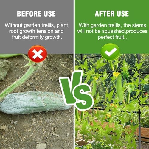 unho 63inch garden trellis arch: for climbing plants, package contents