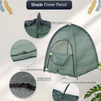 pop up plant sunshade cloth,plant sun shade net showing dimensions