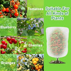 evoio 4 pcs garden plant fruit tree bird, close-up detail