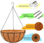 hkz hanging basket planter plants outdoor - 4, close-up detail