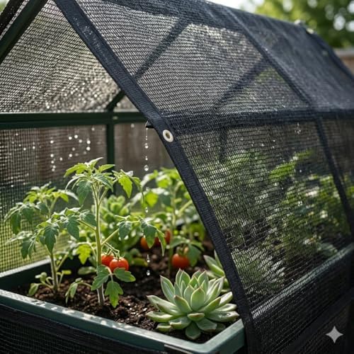 40% garden shade cloth for plants, 16x24ft sun on a desk or shelf