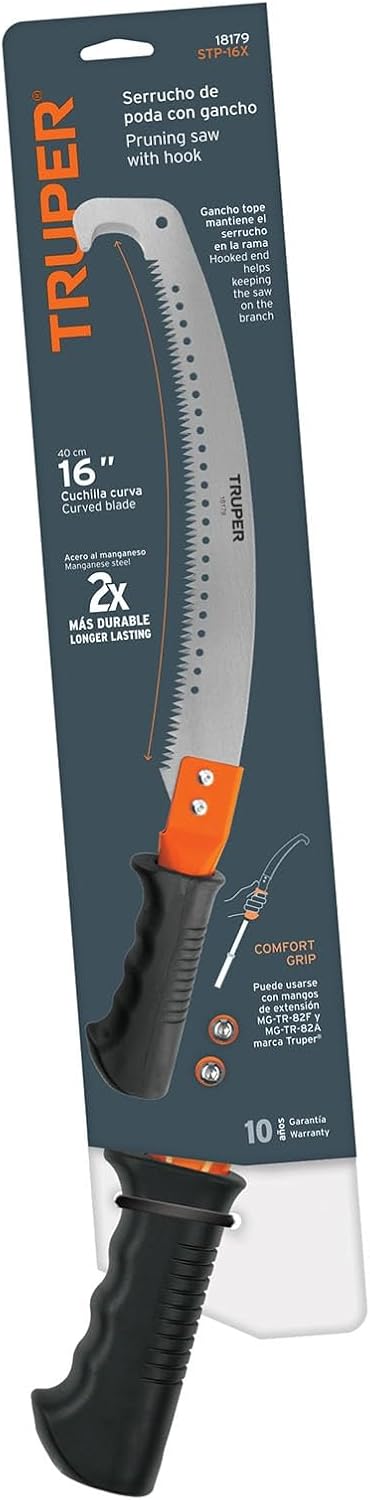 TRUPER STP-16X 16" Pruning Saw w/ Hook