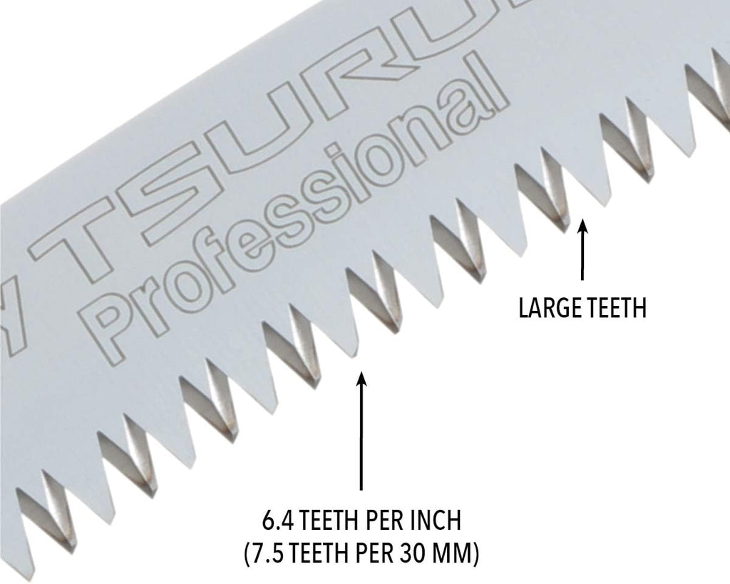 Silky Professional Series TSURUGI Curved Hand Saw 330mm LG Teeth (454-33)