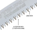 Silky Professional Series TSURUGI Curved Hand Saw 330mm LG Teeth (454-33)