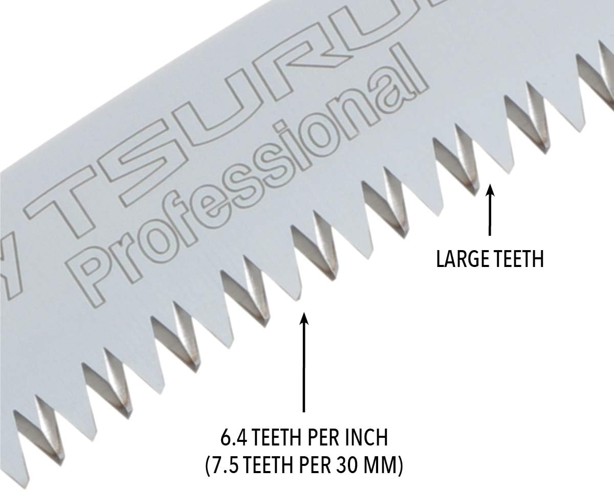 Silky Professional Series TSURUGI Curved Hand Saw 330mm LG Teeth (454-33)