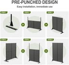 casaphoria metal privacy screen outdoor, 72" h x, package contents