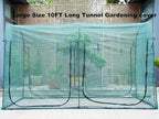poray large tunnel 10ftx6ft plant netting cover, 6ft shown in use
