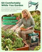 saker garden kneeler and seat-garden kneeler gardening bench, package contents