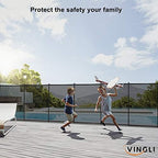 vingli pool fence 4ft x 12ft inground pool, package contents
