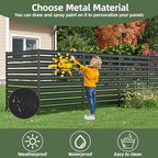42" h x 38" w (2 panels) air, package contents
