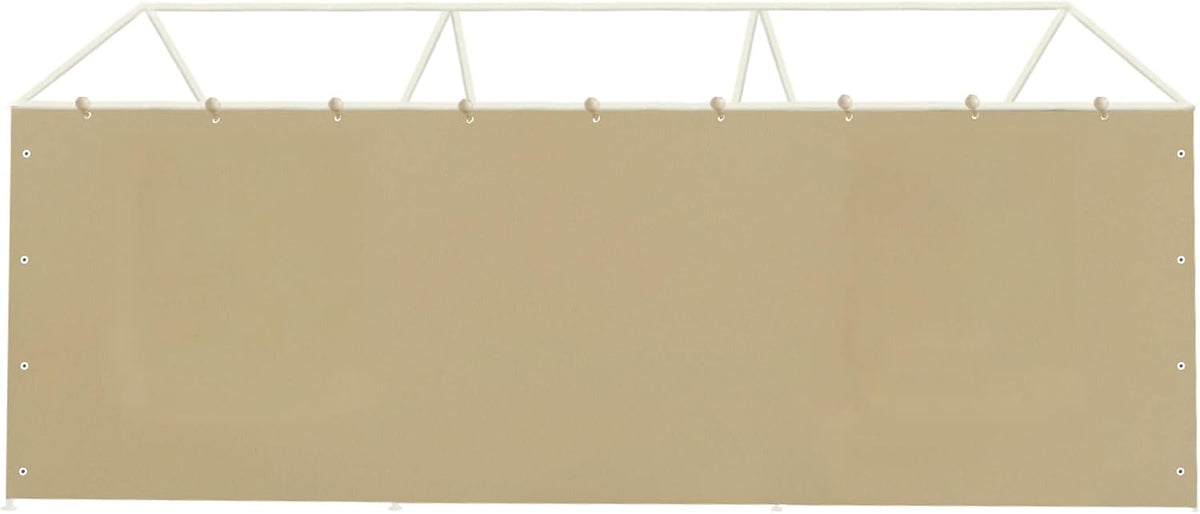 carport sidewall panel with elastic ball bungees, for, main product view