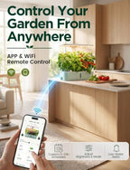 letpot lph-air hydroponics growing system kits, app & shown in use