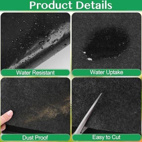 tolanbbt outdoor storage shed floor mat, 8.2 x showing dimensions