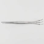 Wazakura 2 in 1 Bonsai Tweezers with Root Rake in Stainless Steel Made in Japan 8.6in (220mm), Professional Bonsai Tool, Japanese Precision Gardening Tongs for Plants