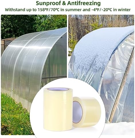 ohuhu greenhouse for outdoors with screen windows+greenhouse repair, package contents