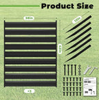 38" w x 42" h 3 panels air shown in use