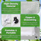 blueberry bush netting cover 2 pack, 10 x showing dimensions