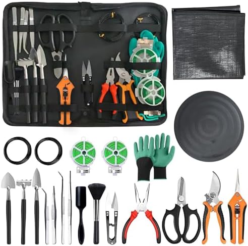 bonsai toolkit - mini garden tools, bonsai wire, main product view