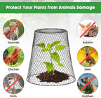 geosar 20 pcs 9 inch chicken wire cloche showing dimensions