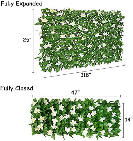 glant expandable fence privacy screen for balcony patio, package contents