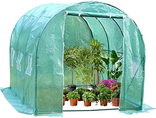 fdw portable greenhouse (l9.83'xw6.42'xh6.33') indoor outdoor large plant, main product view