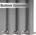 NICETOWN Outdoor Patio Curtains Extra Wide 84 in, Waterproof & Windproof Patio Shades, Rustproof Top and Bottom Grommet Thermal Insulated Drape for Porch/Cabana, Silver Gray, 2 Pieces, W84 x L95