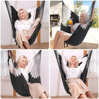 y- stop hammock chair hanging rope swing, max on a desk or shelf