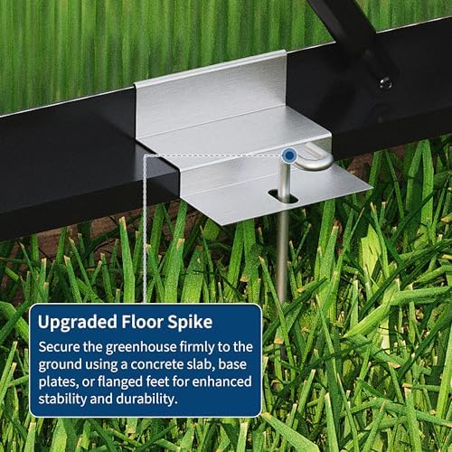 6 ft greenhouse, outdoor greenhouses, polycarbonate panels with on a desk or shelf