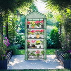 purlyu mini greenhouse for indoor outdoor,plant green house on a desk or shelf