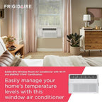 frigidaire 8,000 btu smart inverter window air conditioner, close-up detail