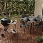 jurax interlocking wood deck tiles, 10pcs patio flooring, view 10
