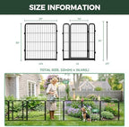 fxw no dig garden fence, outdoor for yard on a desk or shelf
