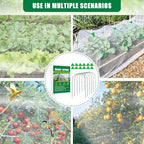 33 ft garden mesh netting kit pest barrier, package contents