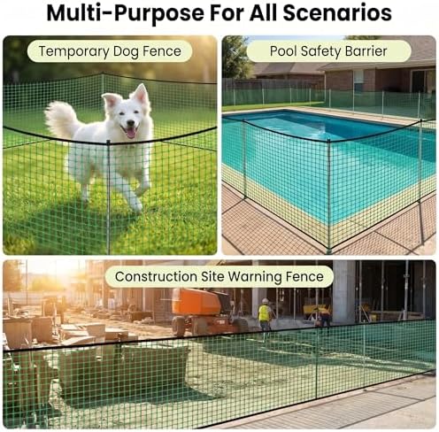 6.6x100ft plastic mesh fencing, 0.4in mesh deer fence on a desk or shelf