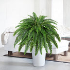 dkaltm 45" artificial boston fern (set of 2), side view
