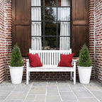 vivatrees 2pack 3ft artificial cedar trees in pots, close-up detail