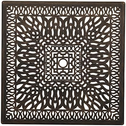 vingli 5 pieces outdoor patio dining set, cast, close-up detail