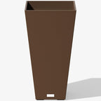 Veradek V-Resin Indoor/Outdoor Taper Planter (26 inch, Espresso)