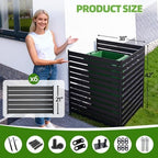 privacy fence screen for ac & trash, 42" shown in use