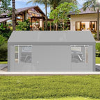 tooluck carport 10'x20' heavy duty portable garage, package contents