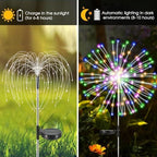 hpufkot solar garden lights outdoor,waterproof garden, 2pc 200, package contents