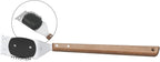 Tramontina 26445/100 Wooden Handle Grill Brush, Dynamic, 16.5 inches (42 cm), Natural Wood, BBQ, Cleaning, Chrasco Tool, Made in Brazil